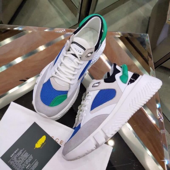 Buscemi Sneakers White Grey Blue Green Men And Women