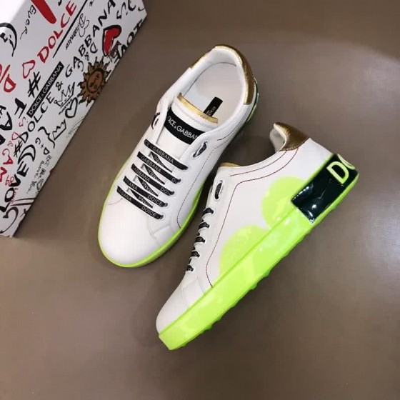 Dolce & Gabbana Sneakers White Green Black Men
