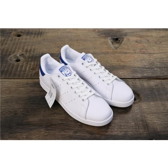 Adidas Stan Smith Men Women White Blue Shoes