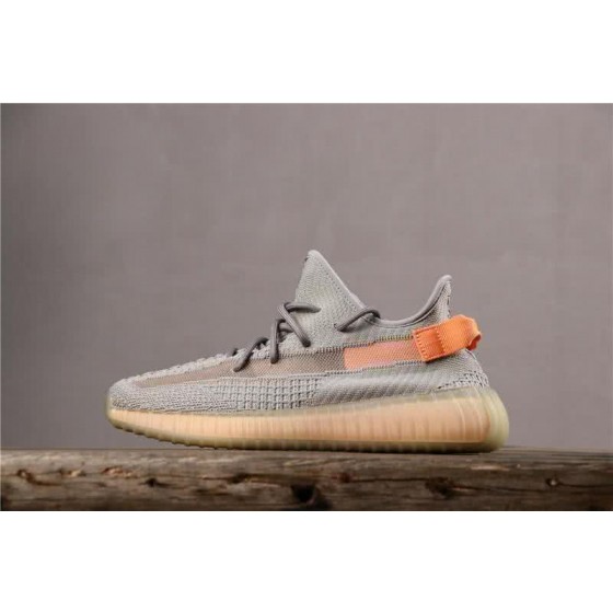 adidas Yeezy Boost 350 V2 Men Women Grey Orange Shoes 