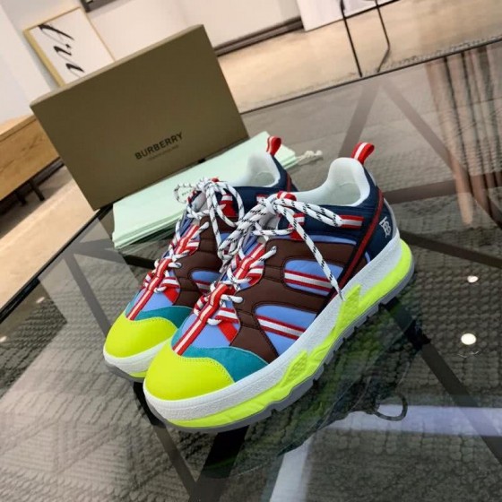 Burberry Sneakers Top Quality Yellow Blue Red Men