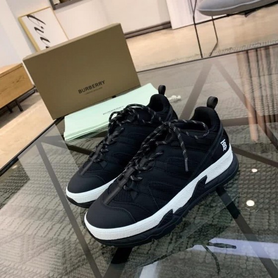 Burberry Sneakers Top Quality Black White Men