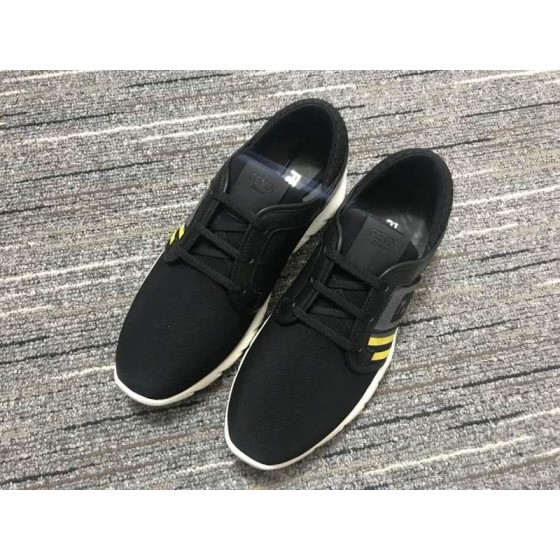 Fendi Sneakers Black Grey And Yellow Men Women