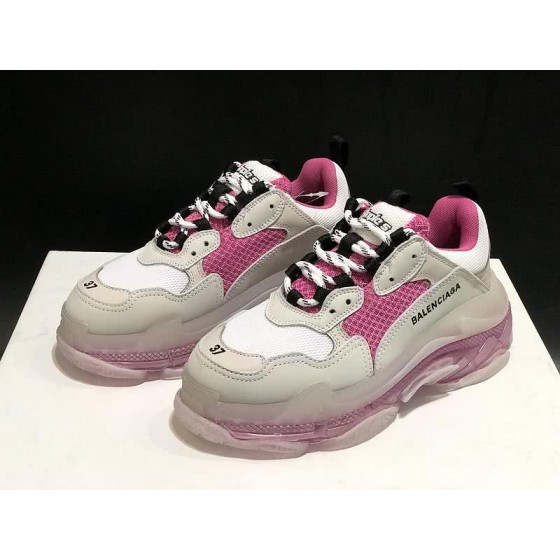Balenciaga Triple S Sports Shoes Air White Pink Men Women