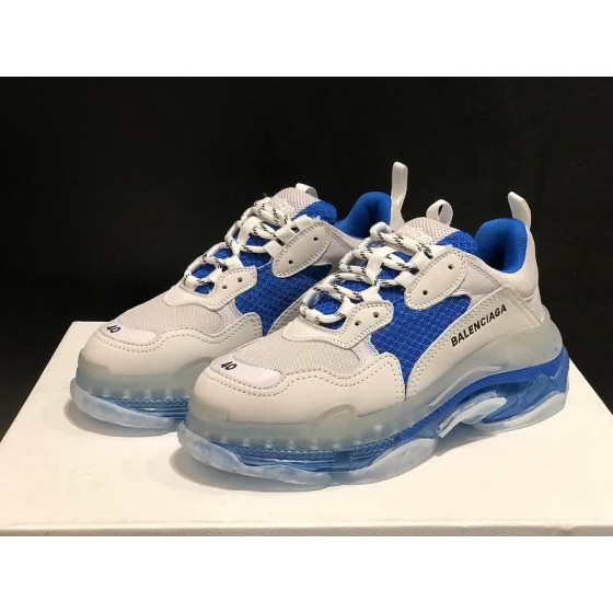 Balenciaga Triple S Sports Shoes Air Grey Blue Men Women