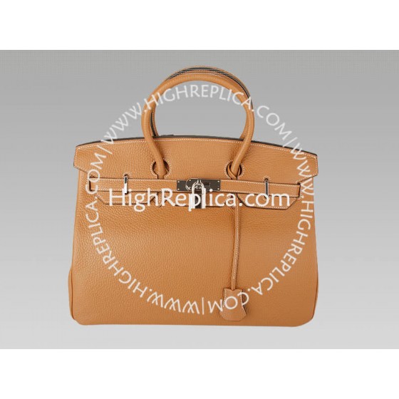 Hermes Birkin 35cm Togo Leather Brown Gold