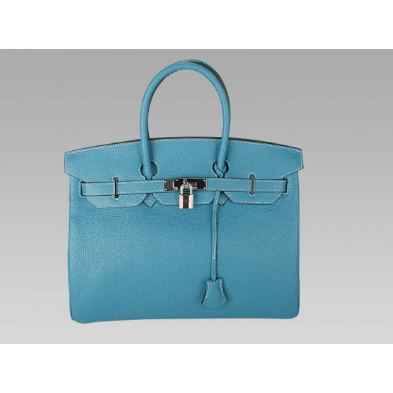 Hermes Birkin 35cm Togo Leather Blue