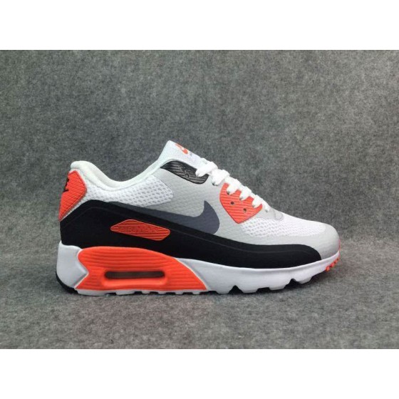 Air Max 90 White Grey Red Shoes Men