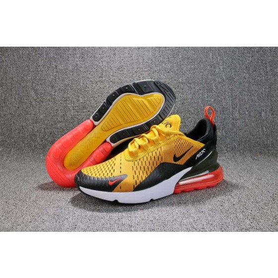 Nike Air Max 270 Men Black Yellow shoes