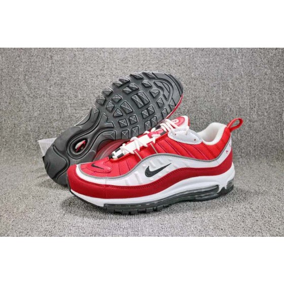 Nike Max 98 Men White Red Shoes