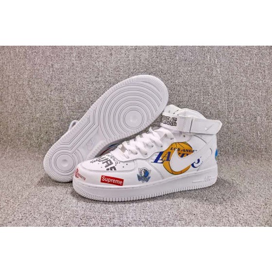 Supreme x NBA x Nike Air Force 1 AF1 Shoes White Men