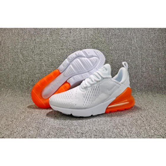 Nike Air Max 270 Women Men Orange White Shoes