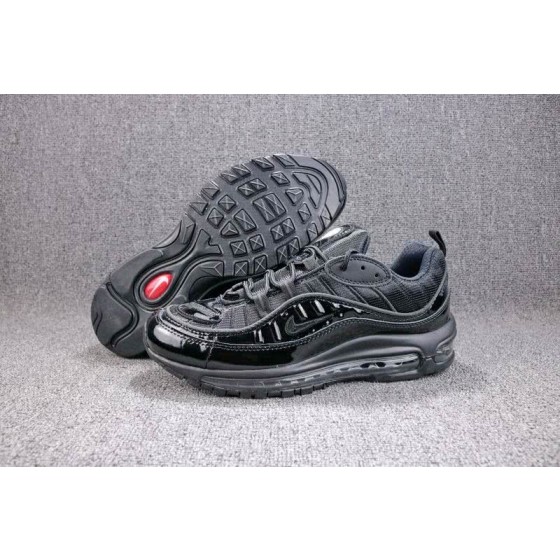 Supreme x Nike Air Max 98 Men Black Shoes