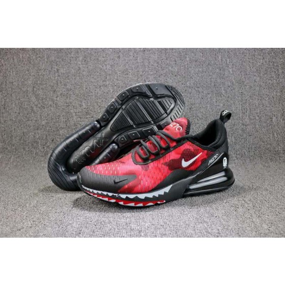 A Bathing APE x Nike Air Max 270 Men Black Red Shoes