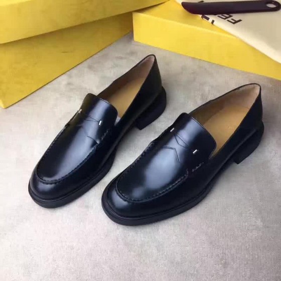 Fendi Loafers Real Calf Patent Leather Men