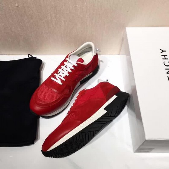 Givenchy Sneakers Red Upper Black Sole Men