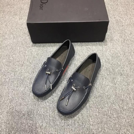 Dior Loafers Real Leather Laces Black Men