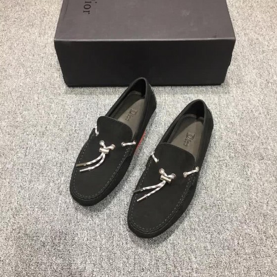 Dior Loafers Real Suede Laces Black Men
