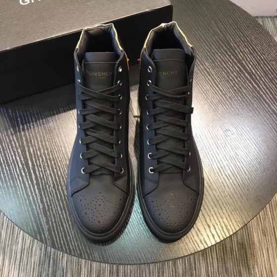 Givenchy Sneakers High Top Black And Golden Men