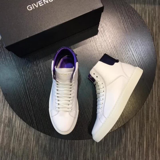 Givenchy Sneakers High Top White And Blue Men