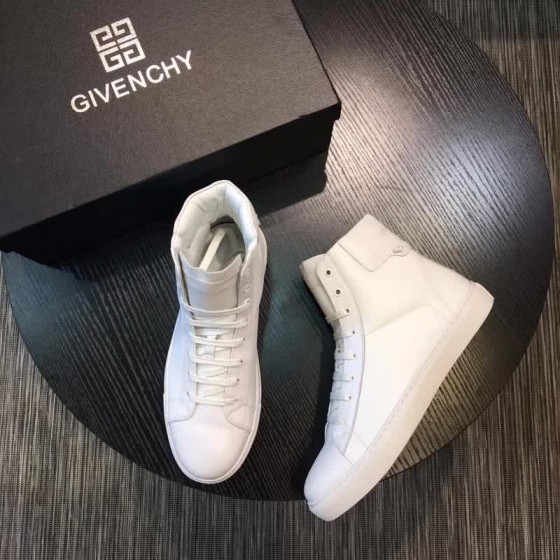 Givenchy Sneakers High Top All White Men