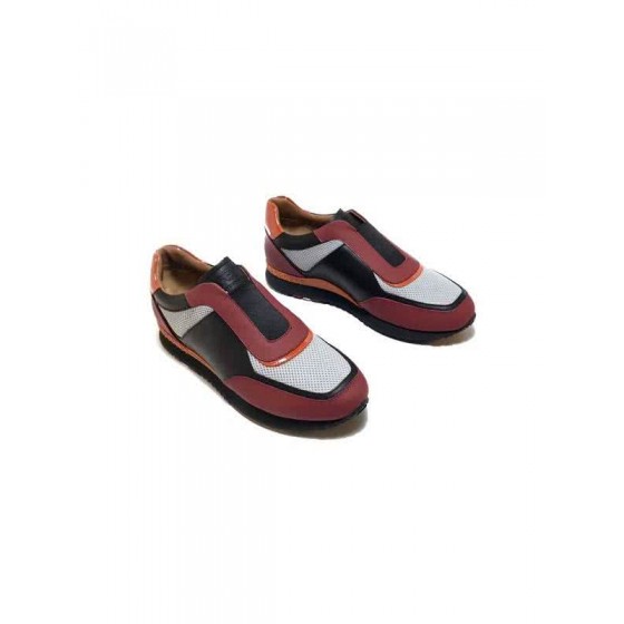 Bally Fashion Business Shoes Cowhide White And Red Men