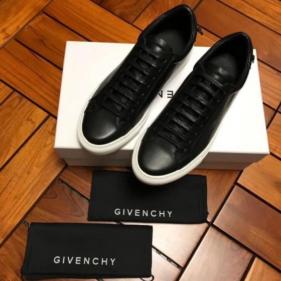 Givenchy Sneakers Leather Black Upper White Sole Men