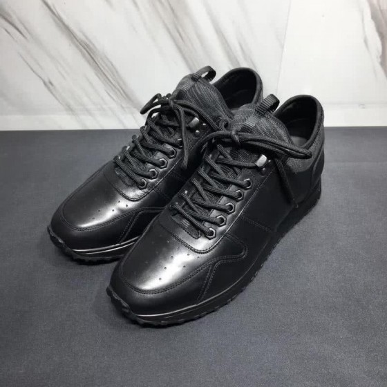 Fendi Sneakers Calf Leather All Black Men