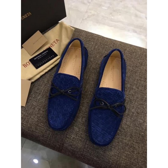 Bottega Veneta Classic Fabric Loafers Woven Blue Men