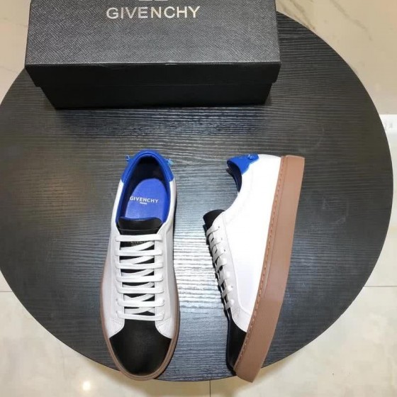 Givenchy Sneakers White Black Blue Rubber Sole Men