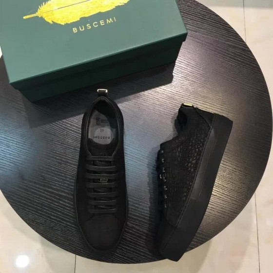 Buscemi Sneakers Leather All Black Men