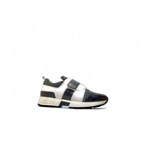 Hermes Fashion Comfortable Shoes Cowhide Black And White Men