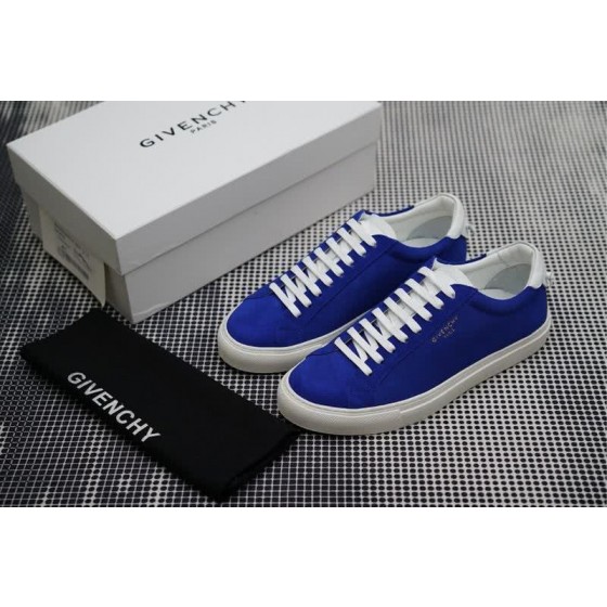Givenchy Sneakers Blue Upper White Sole And Shoelaces Rubber Sole Men