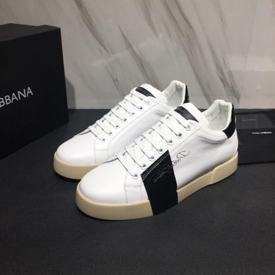 Dolce & Gabbana Sneakers White Black Men