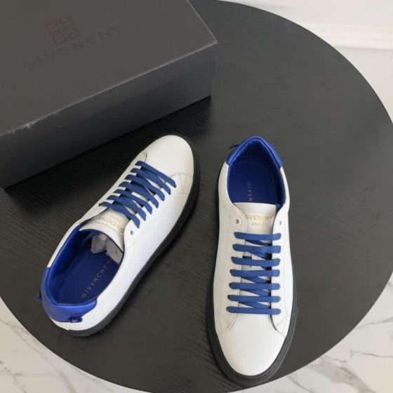 Givenchy Sneakes White Upper Blue Inside And Shoelaces Black Sole Men