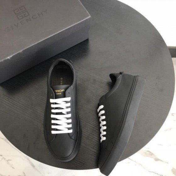 Givenchy Sneakers All Black Upper White Shoelaces Men