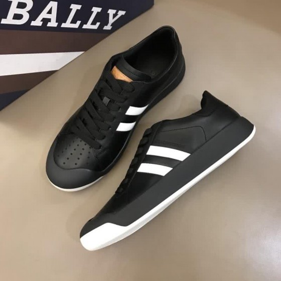 Bally Fashion Sports Shoes Cowhide Black Men