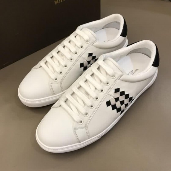Bottega Veneta Fashion Cowhide Casual Shoes Sneakers White Men