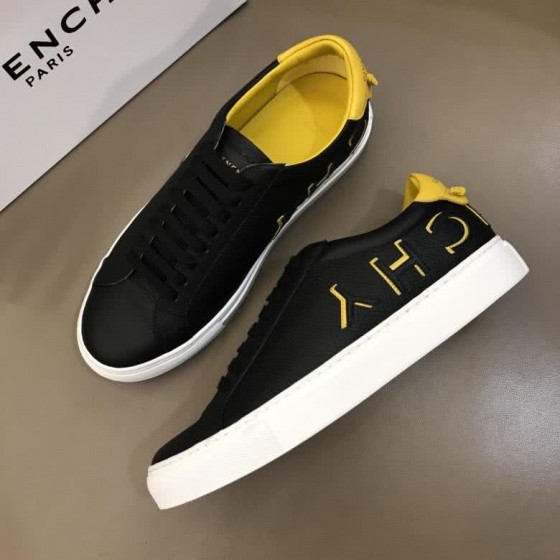 Givenchy Sneakers Black Upper Yellow Inside Rubber Sole Men