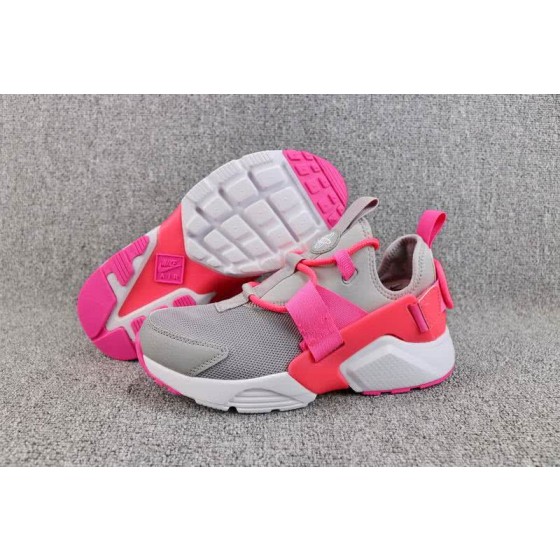 Nike Air Huarache City Low  Women Grey Pink Shoes