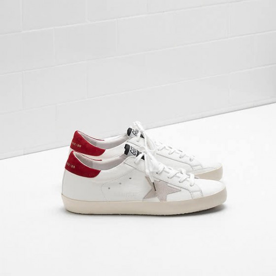 Golden Goose Superstar Sneakers G32WS590.G30 calf leather Star and heel is suede