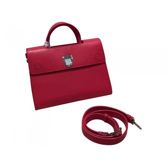 Dior Diorever Bag Noisette Prestige Calfskin Red