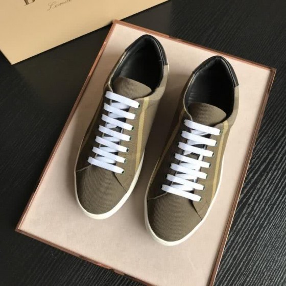 Burberry Fashion Comfortable Sneakers Cowhide Green Men