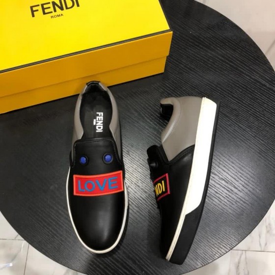 Fendi Sneakers Black Red Blue Men