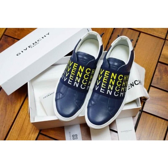 Givenchy Sneakers Yellow Letters Blue Upper White Sole Men