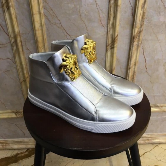 Versace Fashion Casual Shoes 3D Medusa Sliver Men