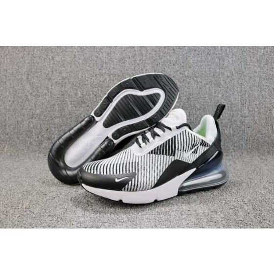 Nike Air Max 270 Men White Black Shoes 