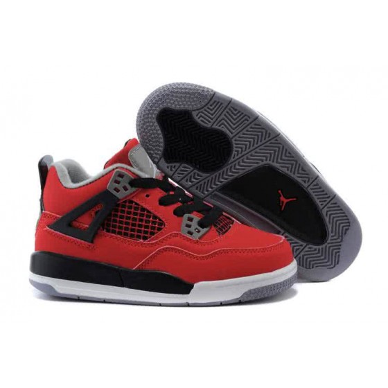 Air Jordan 3 Shoes Black Red And White Children