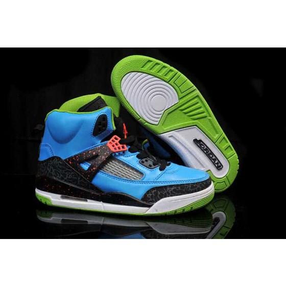 Air Jordan 3 Shoes Blue Green And Black Women