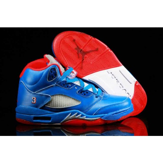 Air Jordan 5 Blue And Red Men